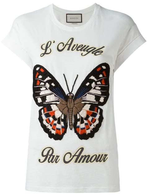 gucci butterfly shirt